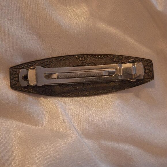 Enamel Elephants Barrette - Picture 2 of 2